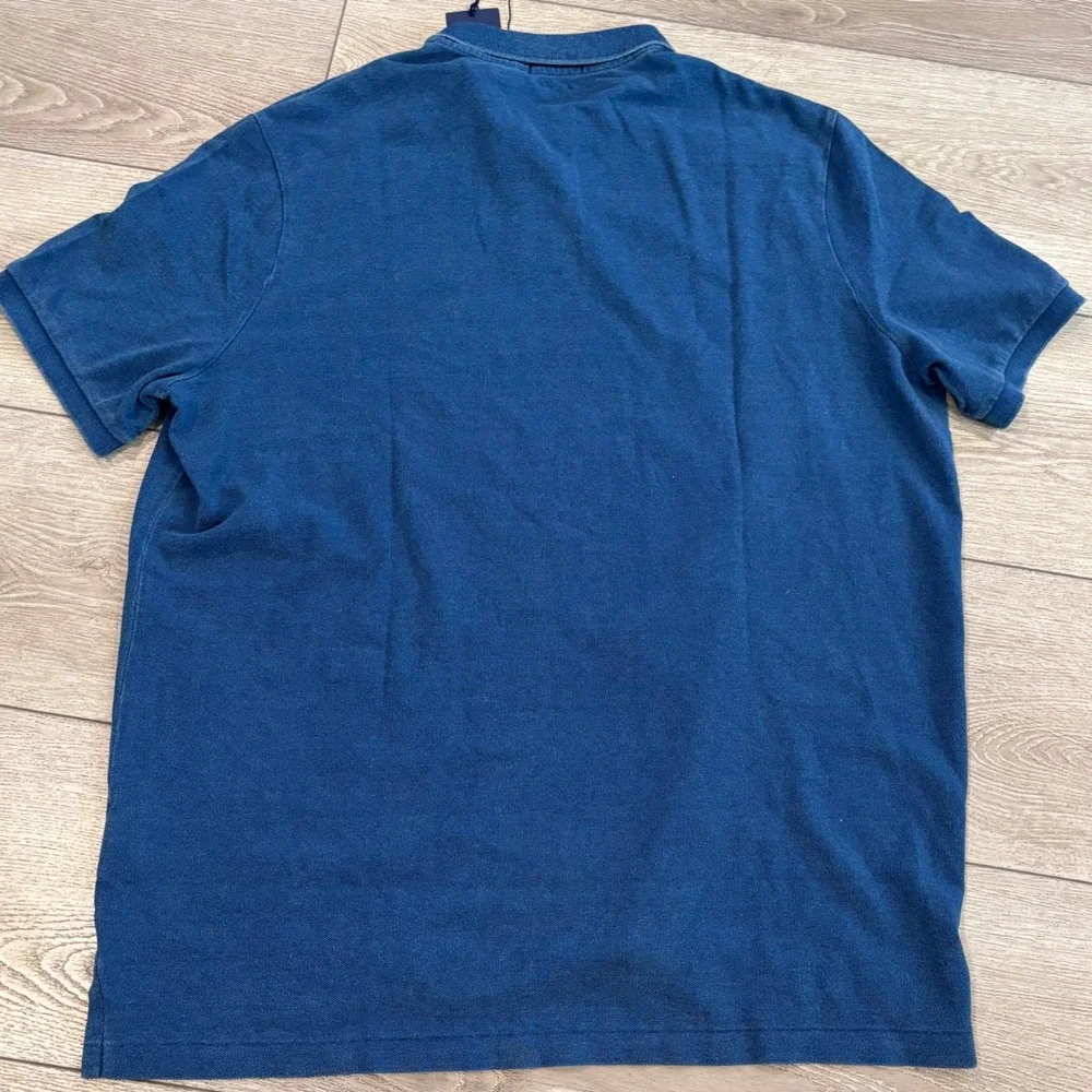 Polo Ralph Lauren Polo Shirt Mens XL Blue Indigo Classic Fit Cotton Preppy New